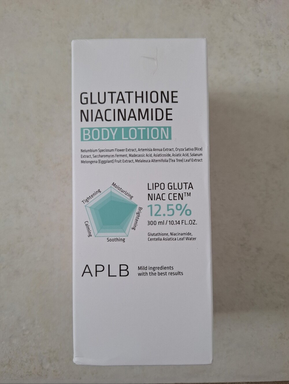 New + Sealed! APLB Glutathione Niacinamide Body Lotion | LIPO GLUTA NIAC CEN™